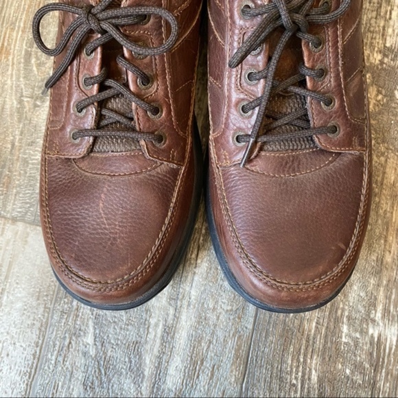 DUNHAM men Windsor oxford waterproof slip resistant size 11 leather upper main image 3